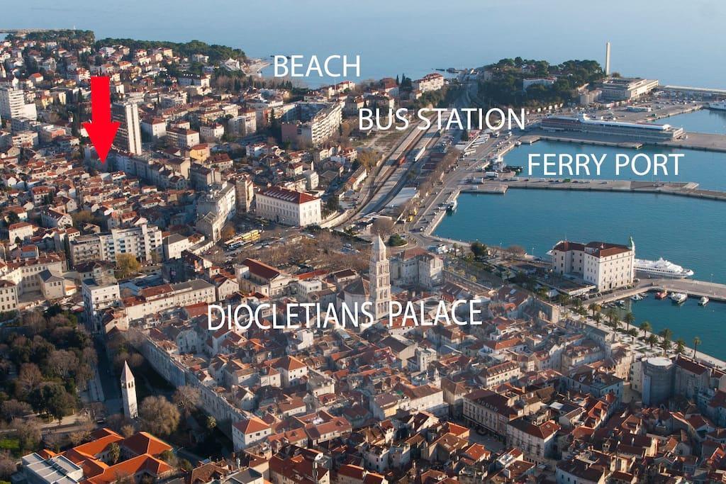 Periska Dalmatina Apartment Split Dış mekan fotoğraf